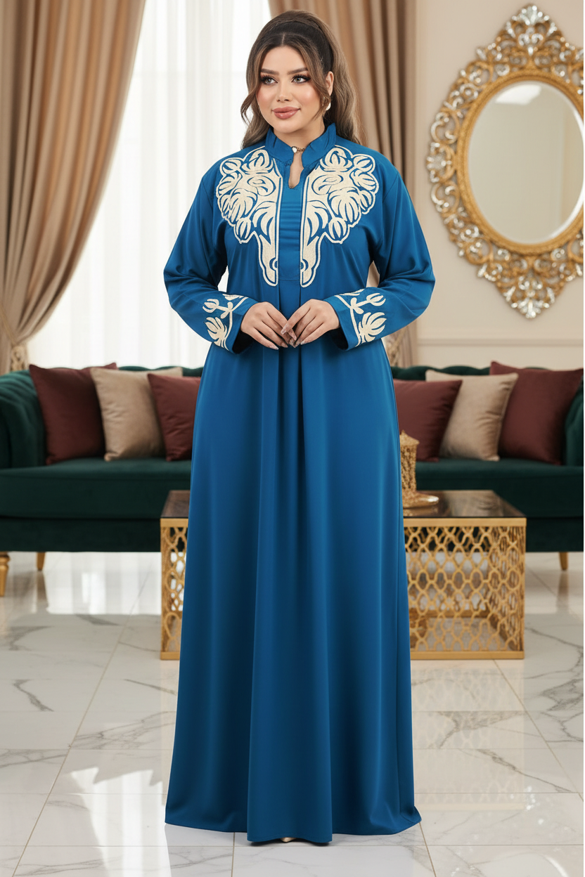 A1046 عبايه استقبال قطن  كود