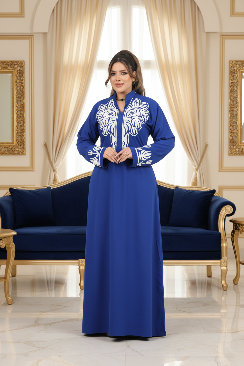 A1046 عبايه استقبال قطن  كود