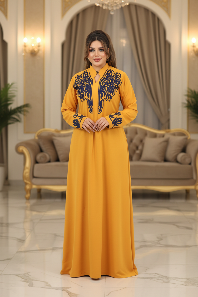 A1046 عبايه استقبال قطن  كود