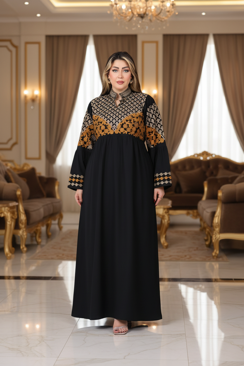 A1013 عبايه استقبال قطن  كود