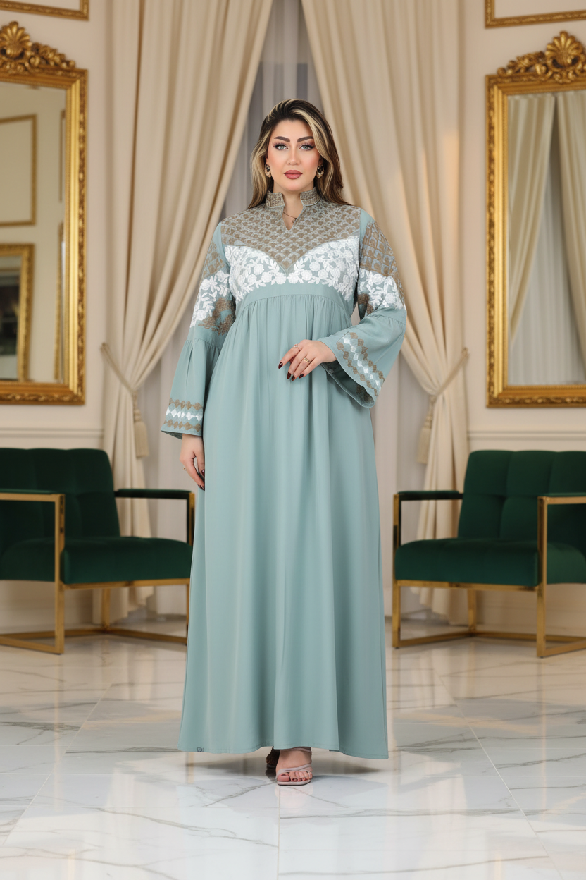 A1013 عبايه استقبال قطن  كود