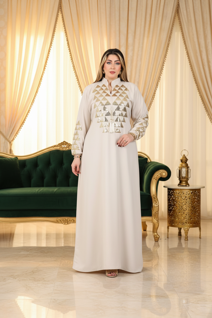 A1014 عبايه استقبال قطن  كود