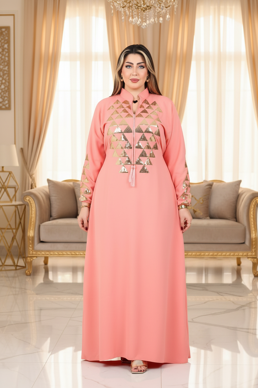 A1014 عبايه استقبال قطن  كود