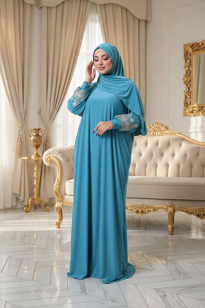 اسدال محجيات مطرز كود  80125