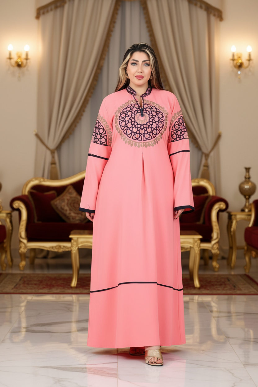 A1016 عبايه استقبال قطن  كود