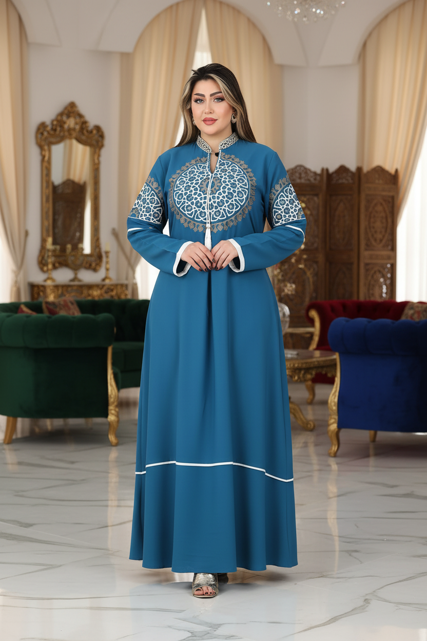 A1016 عبايه استقبال قطن  كود