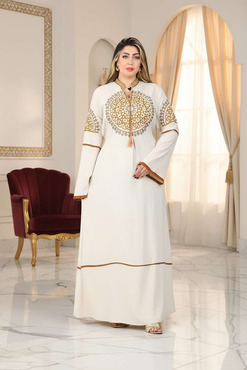 A1016 عبايه استقبال قطن  كود