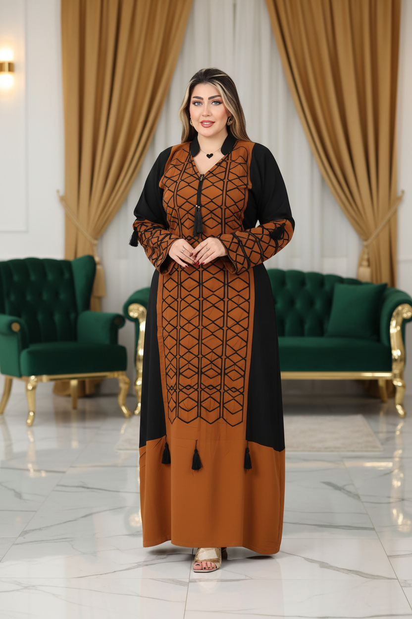 A1010 عبايه استقبال قطن  كود