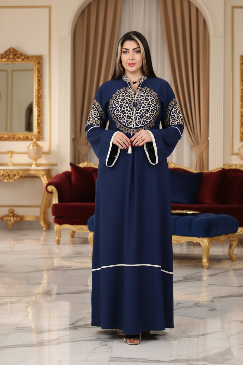A1016 عبايه استقبال قطن  كود