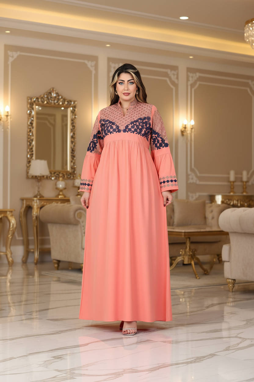 A1013 عبايه استقبال قطن  كود