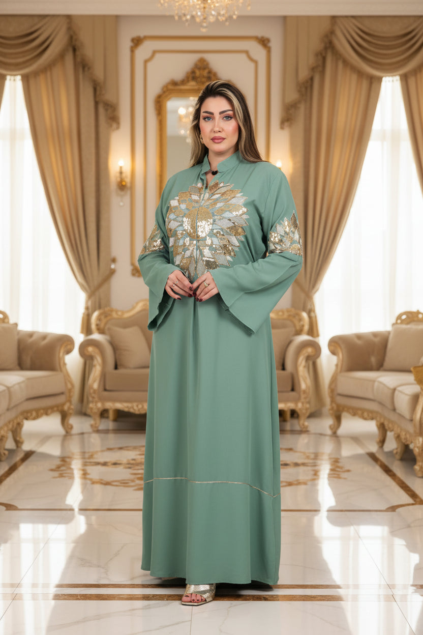 A1012 عبايه استقبال قطن  كود