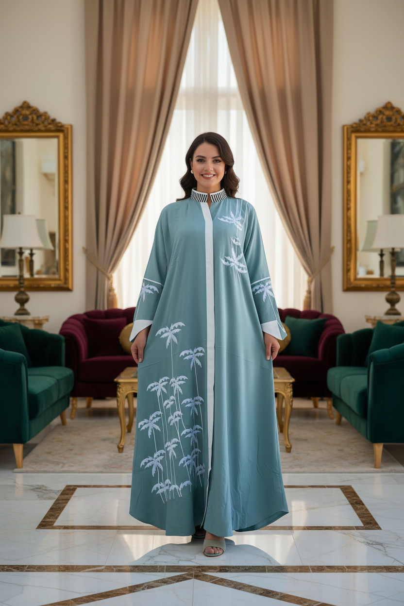 A1040 عبايه استقبال قطن  كود