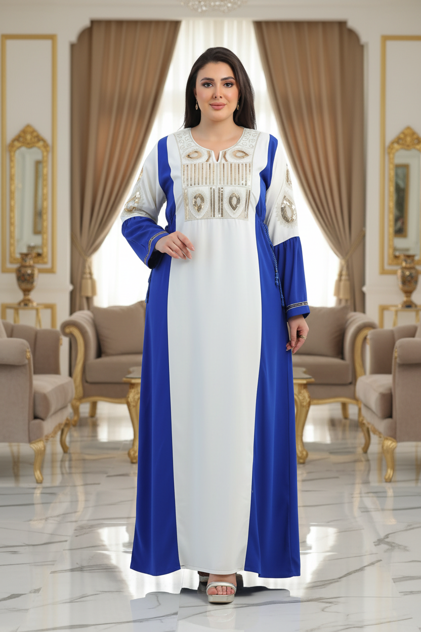 A1037 عبايه استقبال قطن  كود