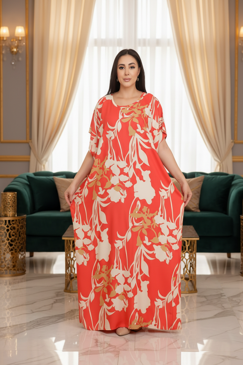 A1054  جلابيىة صيفي حريمي  كود