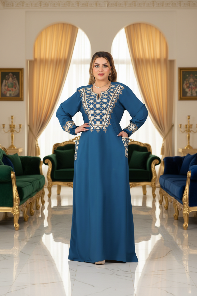 A1023 عبايه استقبال قطن  كود