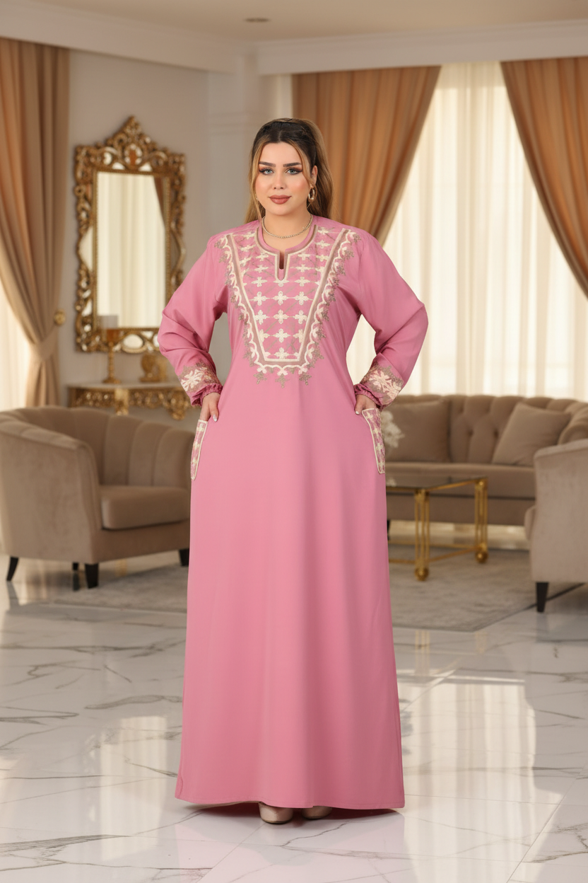 A1023 عبايه استقبال قطن  كود