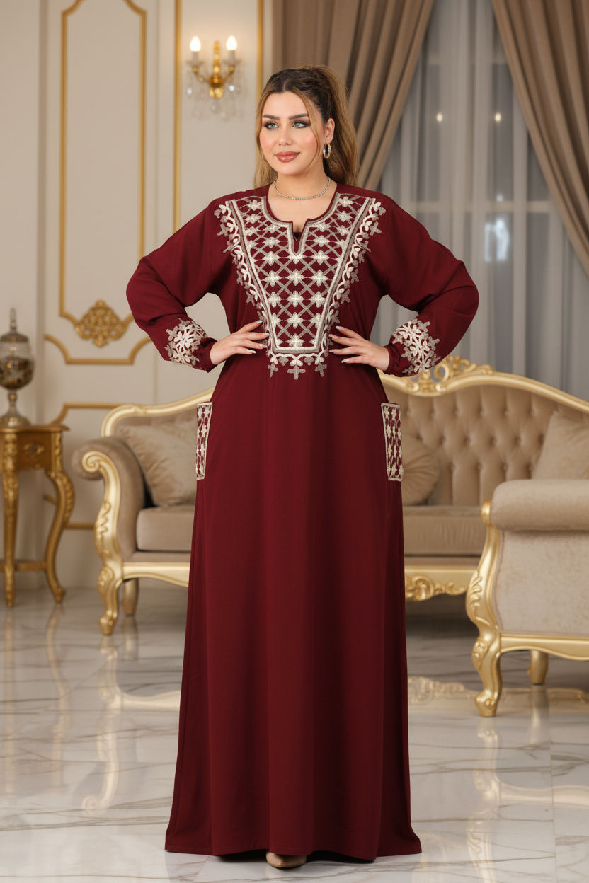 A1023 عبايه استقبال قطن  كود