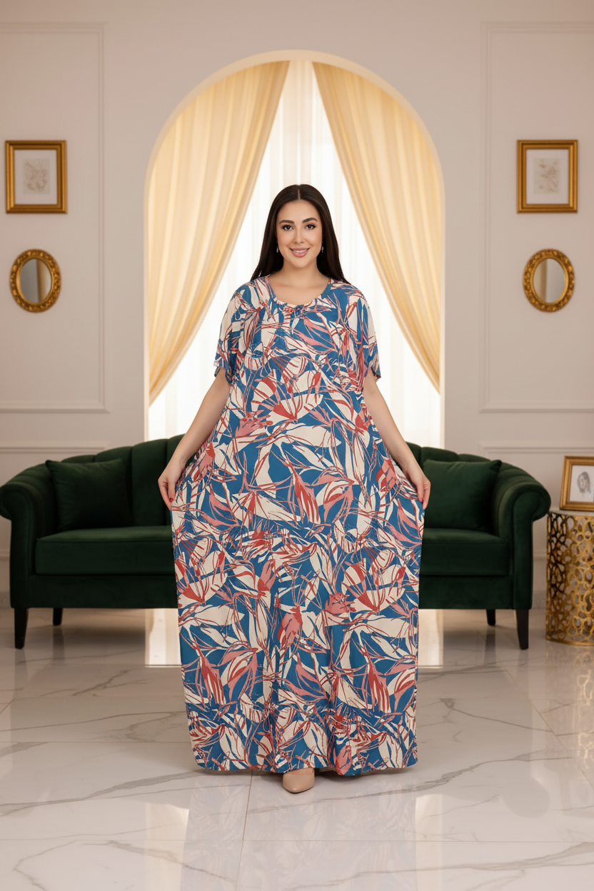 A1055  جلابيىة صيفي حريمي  كود