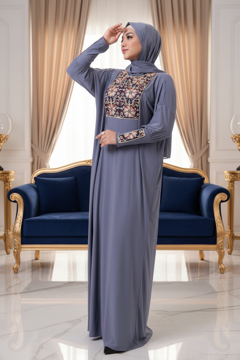 اسدال محجبات مطرز كود  80105