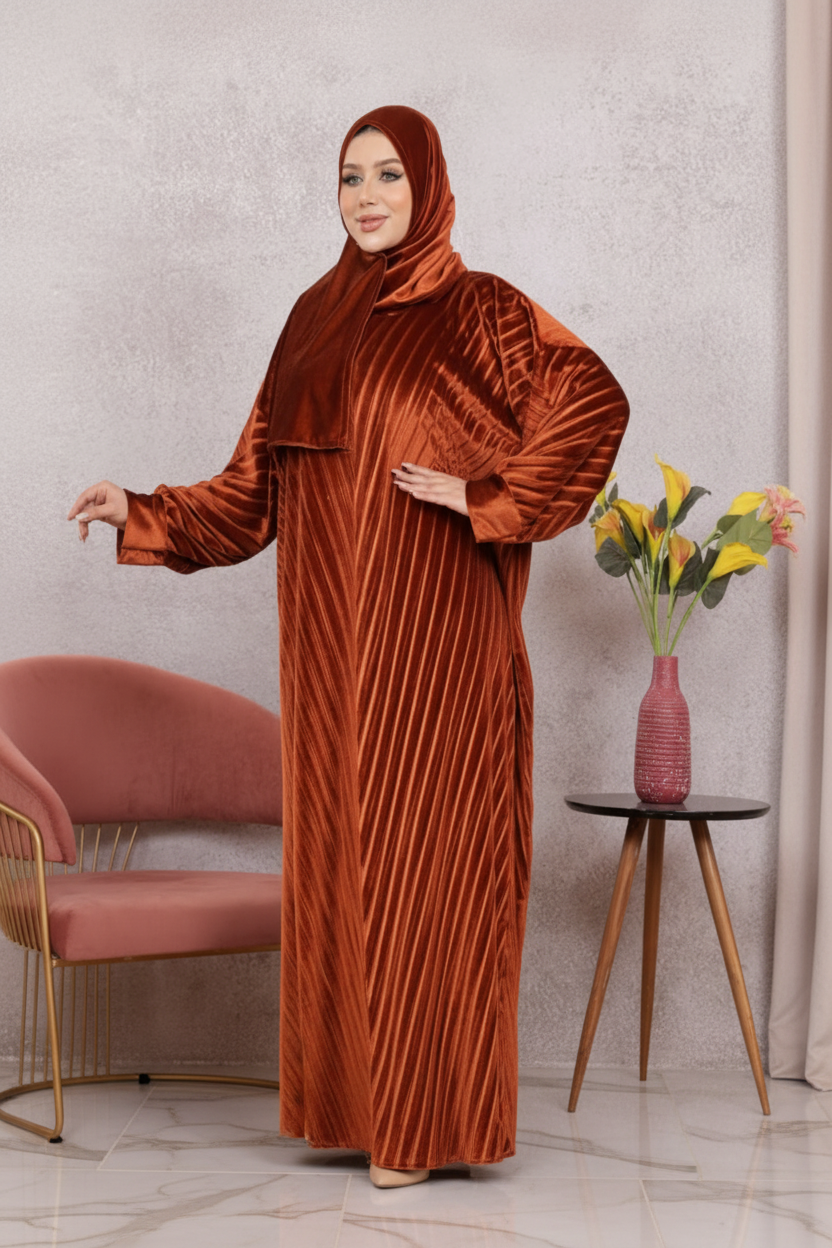 A1061 اسدال صلاة مخمل كود