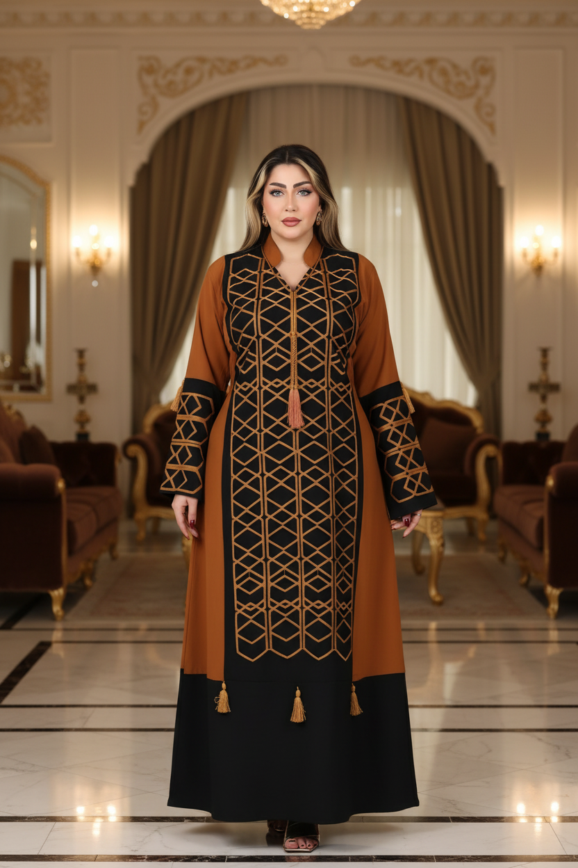 A1010 عبايه استقبال قطن  كود