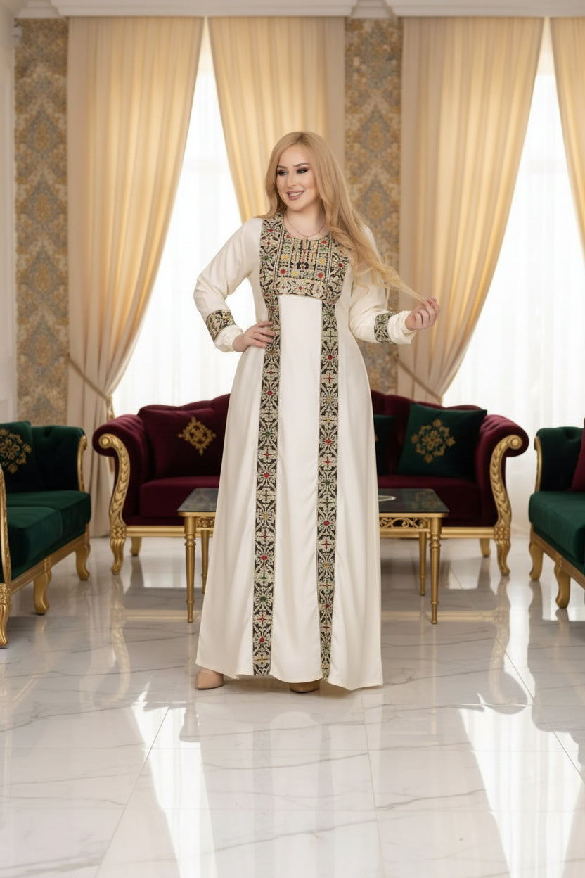 A1044 عبايه استقبال قطن  كود
