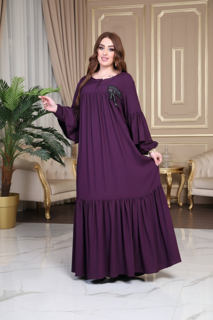 A1041 عبايه استقبال قطن  كود
