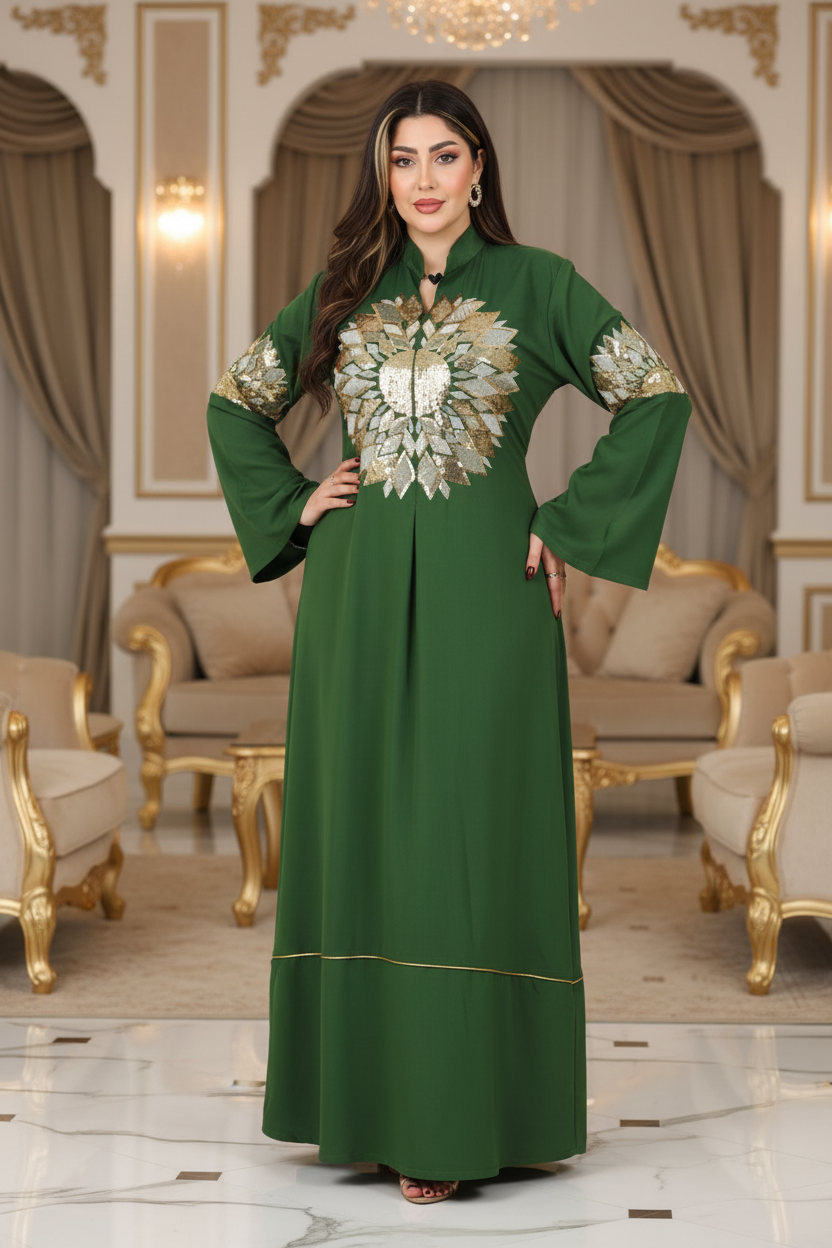 A1012 عبايه استقبال قطن  كود