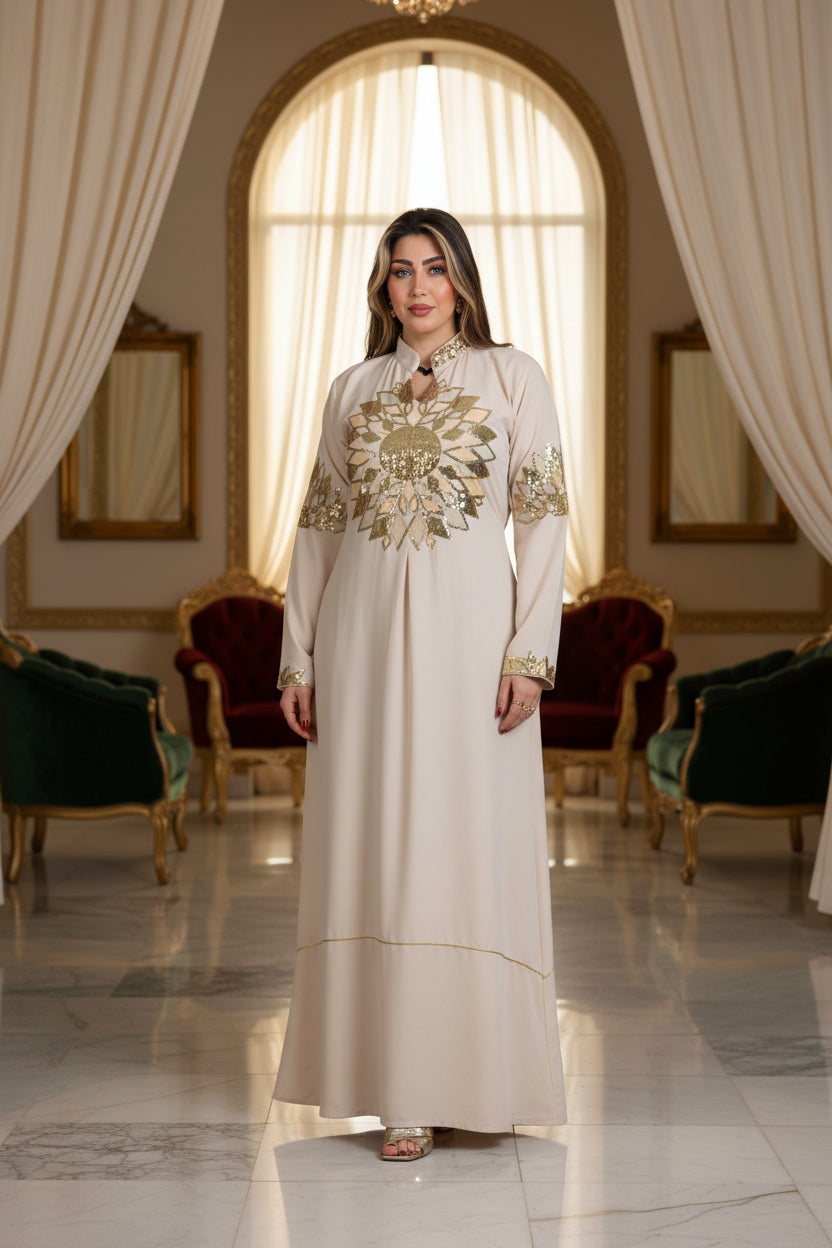 A1012 عبايه استقبال قطن  كود