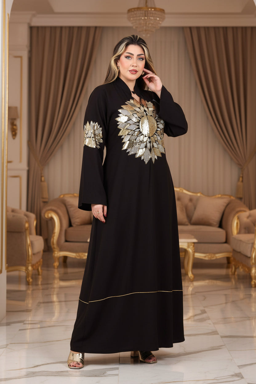 A1012 عبايه استقبال قطن  كود